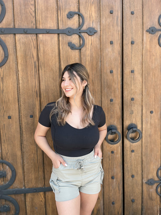 Lucky Girl Cargo Shorts